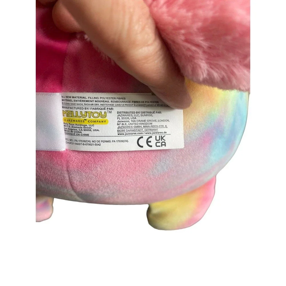 SQUISHMALLOW Unicorn Bevalee Hug Mees 16” Plush Animal 2021 KELLYTOY